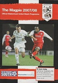 Maidenhead United v Hayes & Yeading United 26-Dec-2007