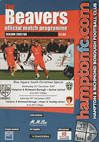 Hampton & Richmond Borough v Hayes & Yeading United 29-Dec-2007