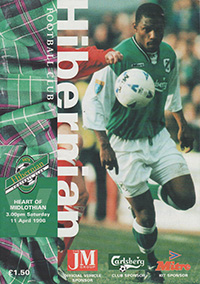 Hibernian v Heart of Midlothian 11-Apr-1998