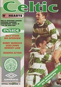 Glasgow Celtic v Heart of Midlothian 19-Apr-1994