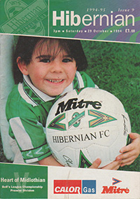 Hibernian v Heart of Midlothian 29-Oct-1994