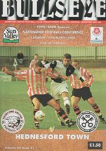 Hereford United v Hednesford Town 11-Mar-2000