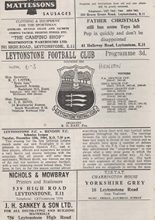 Leytonstone v Hendon 15-Dec-1964