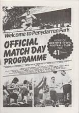 Merthyr Tydfil v Hereford United 11-Feb-1986