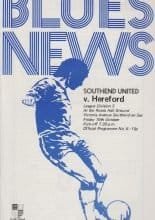 Southend United v Hereford United 19-Oct-1973