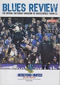 Macclesfield Town v Hereford United 20-Jan-2007