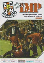 Lincoln City v Hereford United  20-Feb-2007