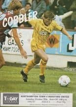 Northampton Town v Hereford United 25-Oct-1986
