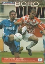 Farnborough Town v Hereford United 09-Sep-2003