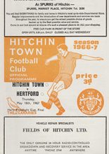 Hitchin Town v Hertford 18-May-1967