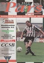 Dunfermline Athletic v Hibernian 11-Dec-1996