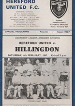 Hereford United v Hillingdon 04-Feb-1967