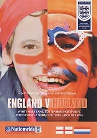 England v Netherlands 15-Aug-2001
