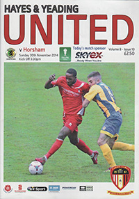 Hayes & Yeading United v Horsham 30-Nov-2014