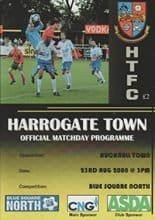 Harrogate Town v Hucknall Town 23-Aug-2008