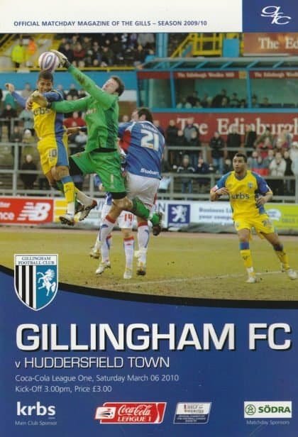 Gillingham v Huddersfield Town 06-Mar-2010