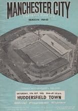 Manchester City v Huddersfield Town 17-Oct-1964