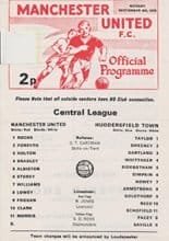 Manchester United Reserves v Huddersfield Town Reserves 06-Sep-1976