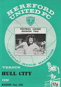 Hereford United v Hull City 21-Aug-1976