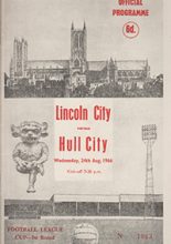 Lincoln City v Hull City 24-Aug-1966