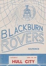 Blackburn Rovers v Hull City 08-Apr-1967