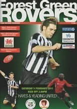 Forest Green Rovers v Hayes & Yeading United 05-Feb-2011