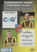 Harrogate Town v Hyde United 27-Aug-2007