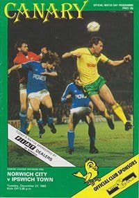 Norwich City v Ipswich Town 27-Dec-1983