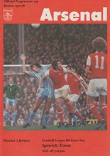Arsenal v Ipswich Town 02-Jan-1978