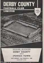 Derby County v Ipswich Town 02-Mar-1968