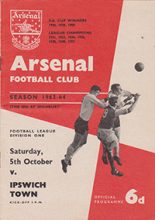 Arsenal v Ipswich Town 05-Oct-1963