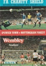 Ipswich Town v Nottingham Forest  12-Aug-1978