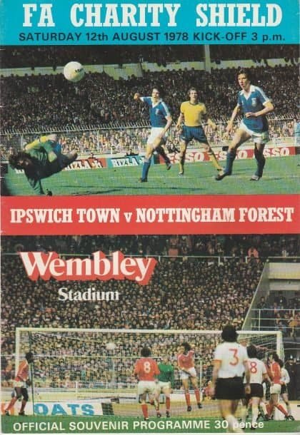 Ipswich Town v Nottingham Forest  12-Aug-1978