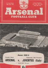 Arsenal v Juventus 26-Nov-1958
