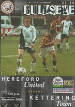 Hereford United v Kettering Town 16-Dec-2000