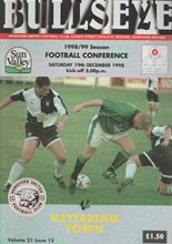 Hereford United v Kettering Town 19-Dec-1998