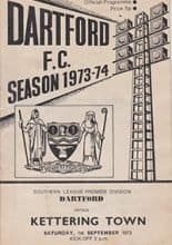 Dartford v Kettering Town 01-Sep-1973