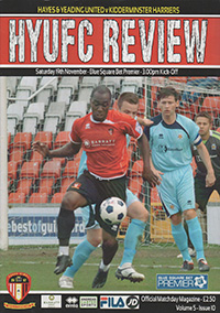 Hayes & Yeading United v Kidderminster Harriers 19-Nov-2011