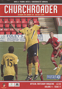 Hayes & Yeading United v Kidderminster Harriers 29-Jan-2011
