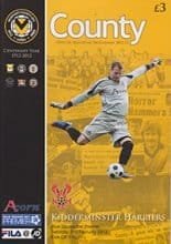 Newport County v Kidderminster Harriers 02-Feb-2013