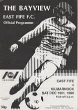 East Fife v Kilmarnock 16-Dec-1989