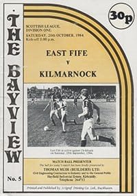East Fife v Kilmarnock 20-Oct-1984