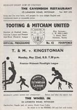 Tooting & Mitcham United v Kingstonian 22-May-1967