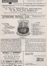 Leytonstone v Kingstonian 23-Sep-1965