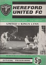 Hereford United v King's Lynn 24-Nov-1971
