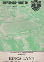 Hereford United v King's Lynn 02-Mar-1968