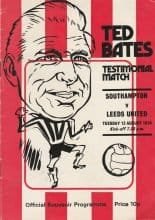 Southampton v Leeds United 13-Aug-1974
