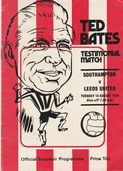 Southampton v Leeds United 13-Aug-1974