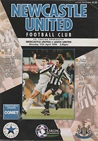 Newcastle United v Leeds United 17-Apr-1995