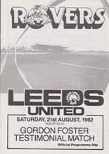 Doncaster Rovers v Leeds United 21-Aug-1982